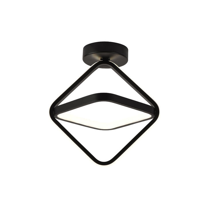 Plafoniera LED Sona 33W negru Erste - iluminat tavan minimalist modern