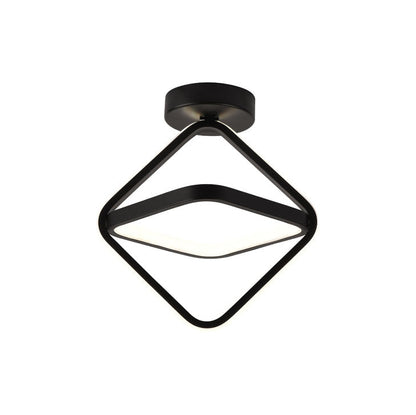 Plafoniera LED Sona 33W negru Erste - iluminat tavan minimalist modern