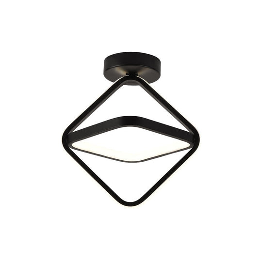 Plafoniera LED Sona 33W negru Erste - iluminat tavan minimalist modern