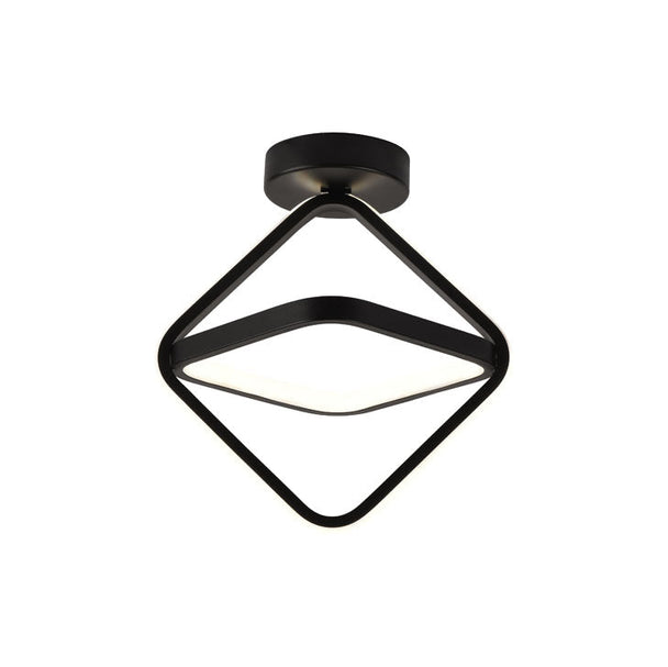 Plafoniera LED Sona 33W negru Erste - iluminat tavan minimalist modern