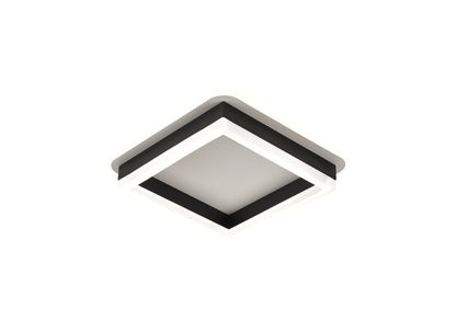 Detaliu design negru alb plafoniera LED Elya Erste 3CCT 2975lm