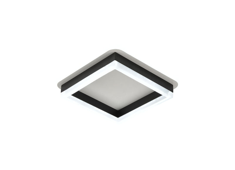 Plafoniera LED Elya 35W aprinsă living dormitor - lumină uniformă 2975 lumeni 3CCT
