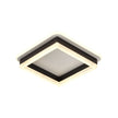 Plafoniera LED Elya 35W negru alb Erste - iluminat tavan design modern contrast