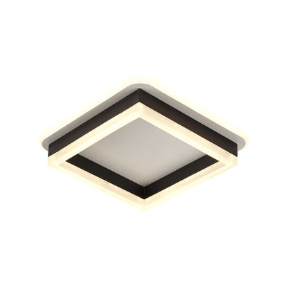 Plafoniera LED Elya 35W negru alb Erste - iluminat tavan design modern contrast