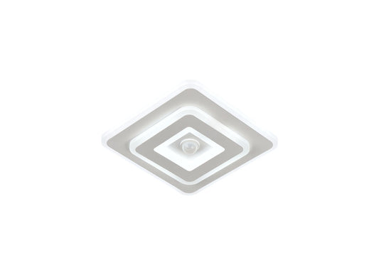 Plafoniera LED Deco 18W alb cu senzor mișcare Erste - iluminat automat hol modern