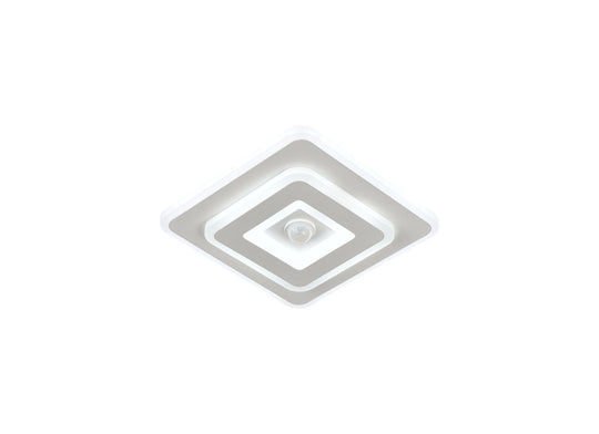Plafoniera LED Deco 18W alb cu senzor mișcare Erste - iluminat automat hol modern