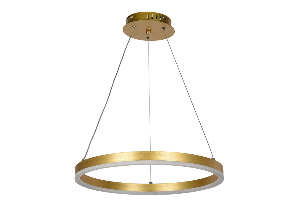 Pendul Round Erste LED 30W 2100lm auriu dimabil 3CCT iluminat dining living elegant
