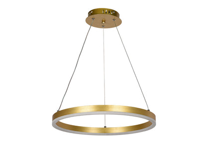 Pendul Round Erste LED 30W 2100lm auriu dimabil 3CCT iluminat dining living elegant

