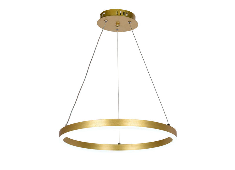 Corp iluminat pendul Round LED 30W Erste 400mm diametru auriu - inaltime reglabila 830mm

