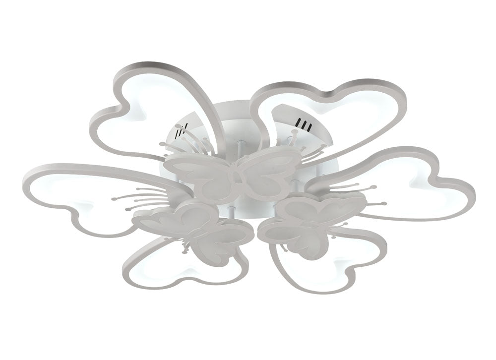 Plafoniera LED Butterfly 100W alb dimabilă Erste - iluminat tavan living modern