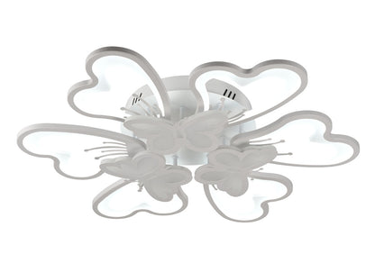 Plafoniera LED Butterfly 100W alb dimabilă Erste - iluminat tavan living modern