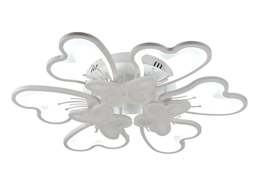 Plafoniera LED Butterfly 100W alb dimabilă Erste - iluminat tavan living modern