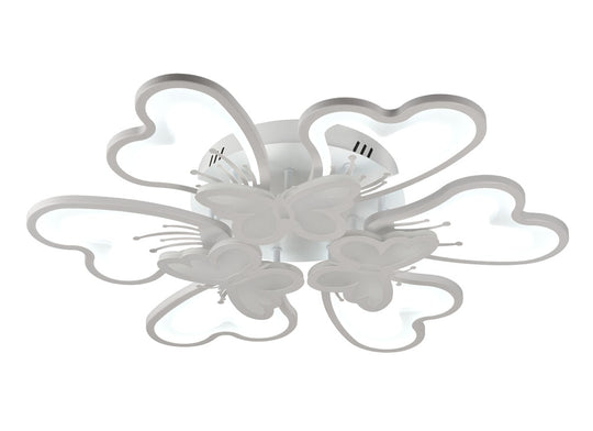 Plafoniera LED Butterfly 100W alb dimabilă Erste - iluminat tavan living modern
