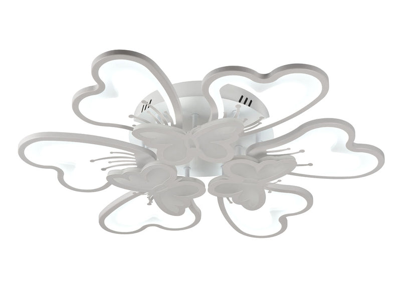 Plafoniera LED Butterfly 100W alb dimabilă Erste - iluminat tavan living modern