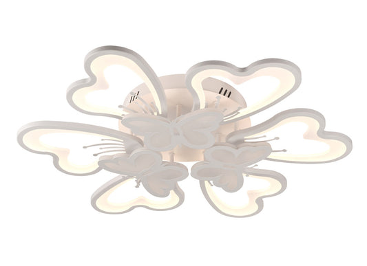 Interior plafoniera LED Butterfly Erste - module LED 8500 lumeni distribuție uniformă