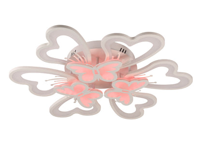 Finisaj alb mat premium plafoniera LED Butterfly 100W 3CCT Erste