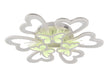 Plafoniera Butterfly 100W aprinsă lumină caldă - atmosferă relaxantă living