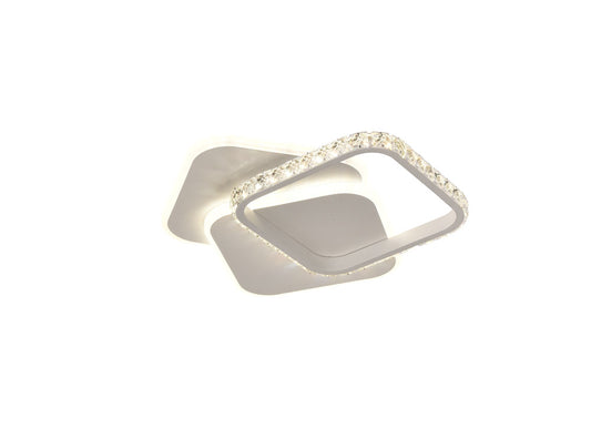 Detaliu finisaj alb mat plafoniera LED Lumix Erste 3CCT 4450lm
