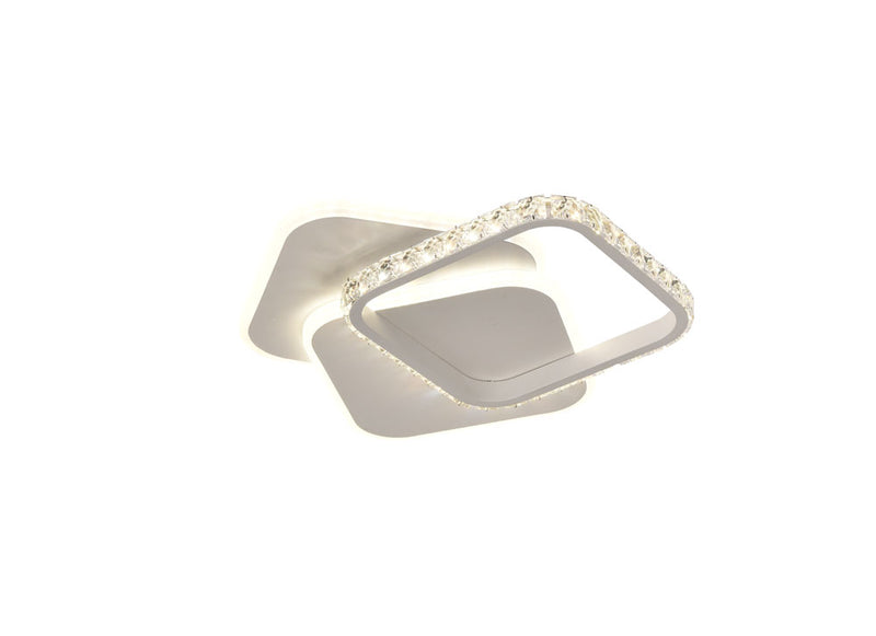 Detaliu finisaj alb mat plafoniera LED Lumix Erste 3CCT 4450lm