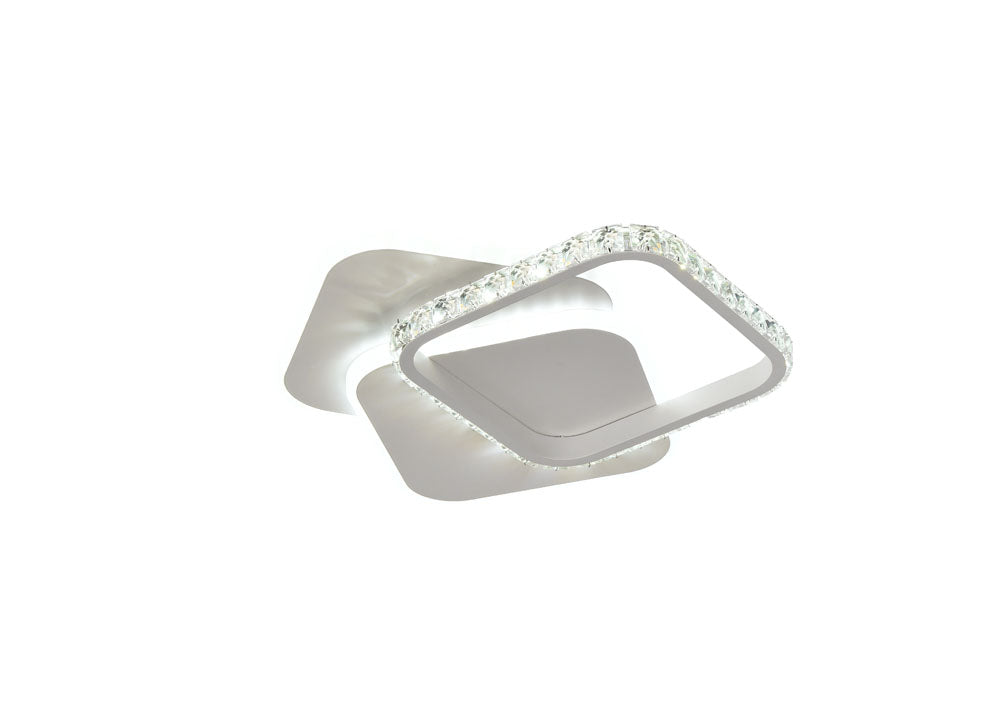 Plafoniera LED Lumix 45W montată tavan living open space - iluminat puternic eficient