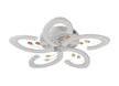 Detaliu design modern alb plafoniera LED Tasha Erste 3CCT 10800lm