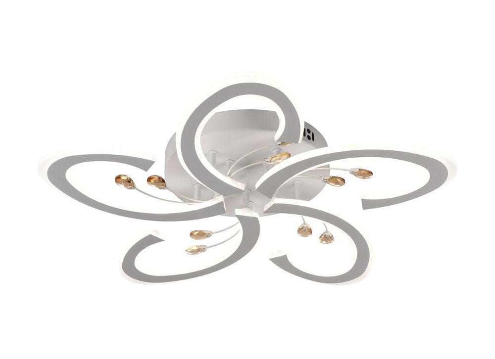 Plafoniera LED Tasha 100W aprinsă - 10800 lumeni distribuție uniformă living open space