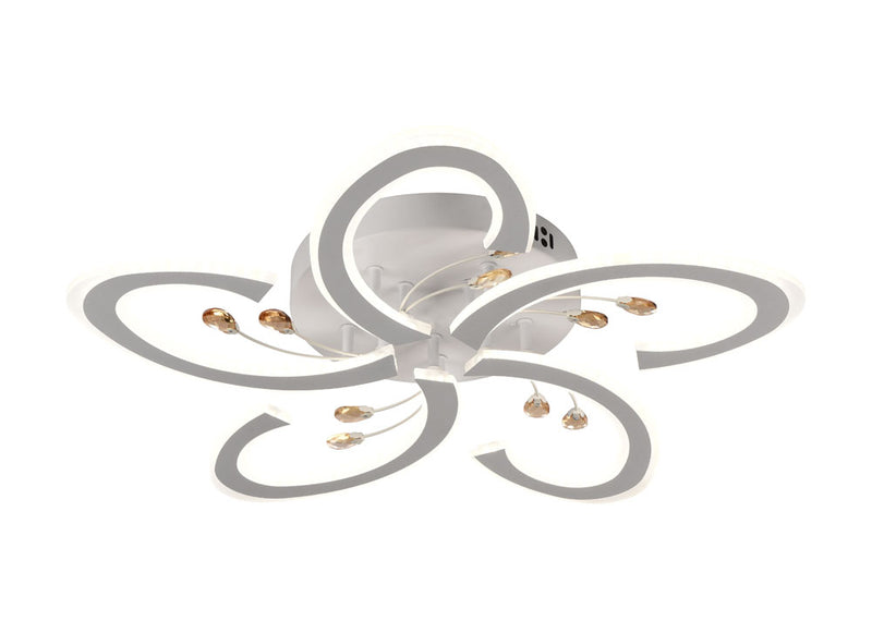 Plafoniera LED Tasha 100W aprinsă - 10800 lumeni distribuție uniformă living open space