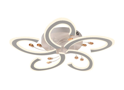 Plafoniera LED Tasha 100W montată tavan living spațios - iluminat dimabil elegant Erste