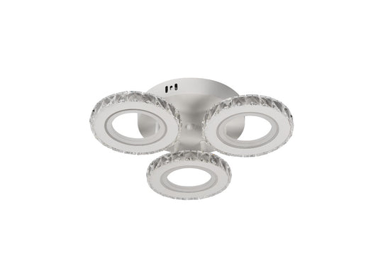 Plafoniera Myra Erste 55W - lumina calda 3CCT aprinsa in living spatios