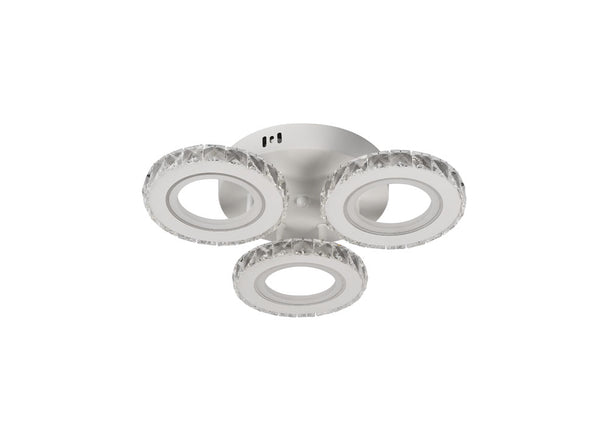 Plafoniera Myra Erste 55W - lumina calda 3CCT aprinsa in living spatios