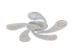 Plafoniera Drop LED 70W alba Erste - vedere frontala design minimalist slim