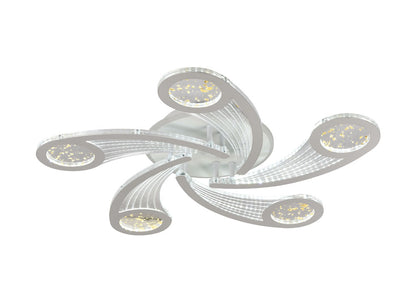 Plafoniera Drop LED Erste - lumina rece 6650lm iluminat uniform fara zone umbra

