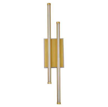 Aplica perete Flame LED 30W 3CCT Erste - vedere frontala design auriu luxos modern
