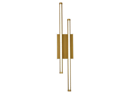 Corp iluminat aplica Flame LED 30W Erste 505x100x50mm auriu metal acrylic IP20

