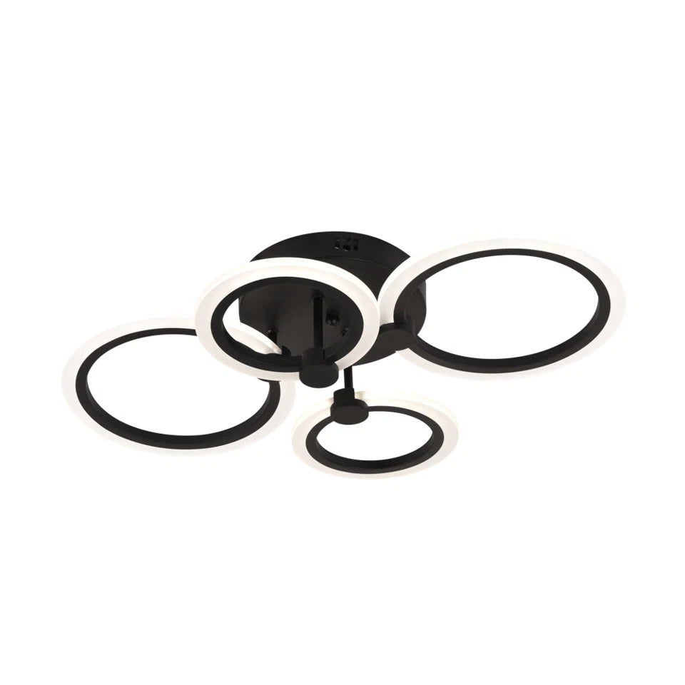 Lustra Urban LED 45W 3CCT 3150lm IP20, Negru, Erste