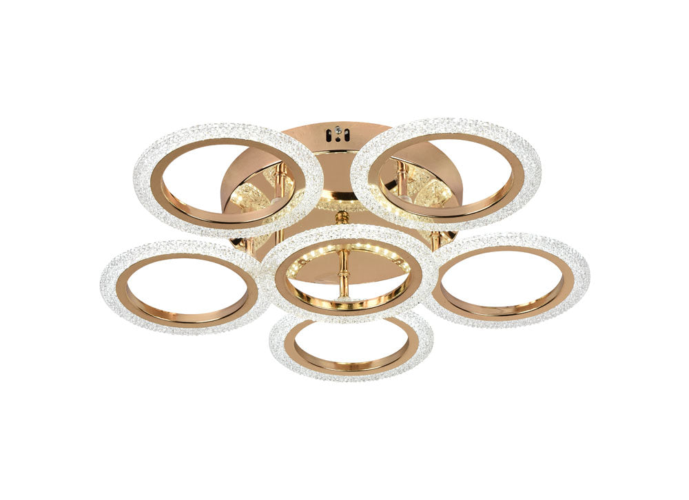 Lustra Bright 60W aurie Erste 5800lm - iluminat uniform incapere medie mare