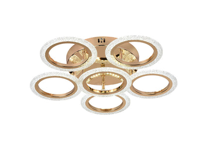 Lustra Bright 60W aurie Erste 5800lm - iluminat uniform incapere medie mare