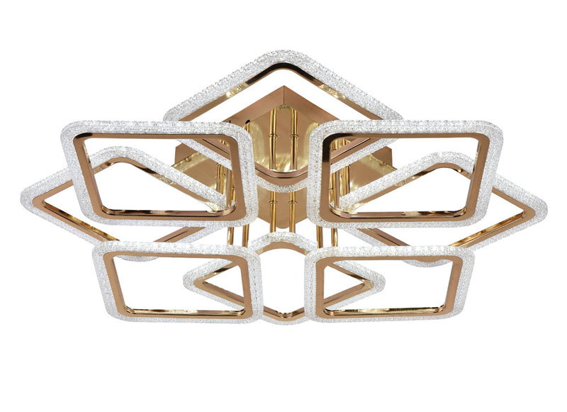 Lustra Veil LED 115W aurie Erste 10925lm - iluminat puternic uniform spatiu vast dining