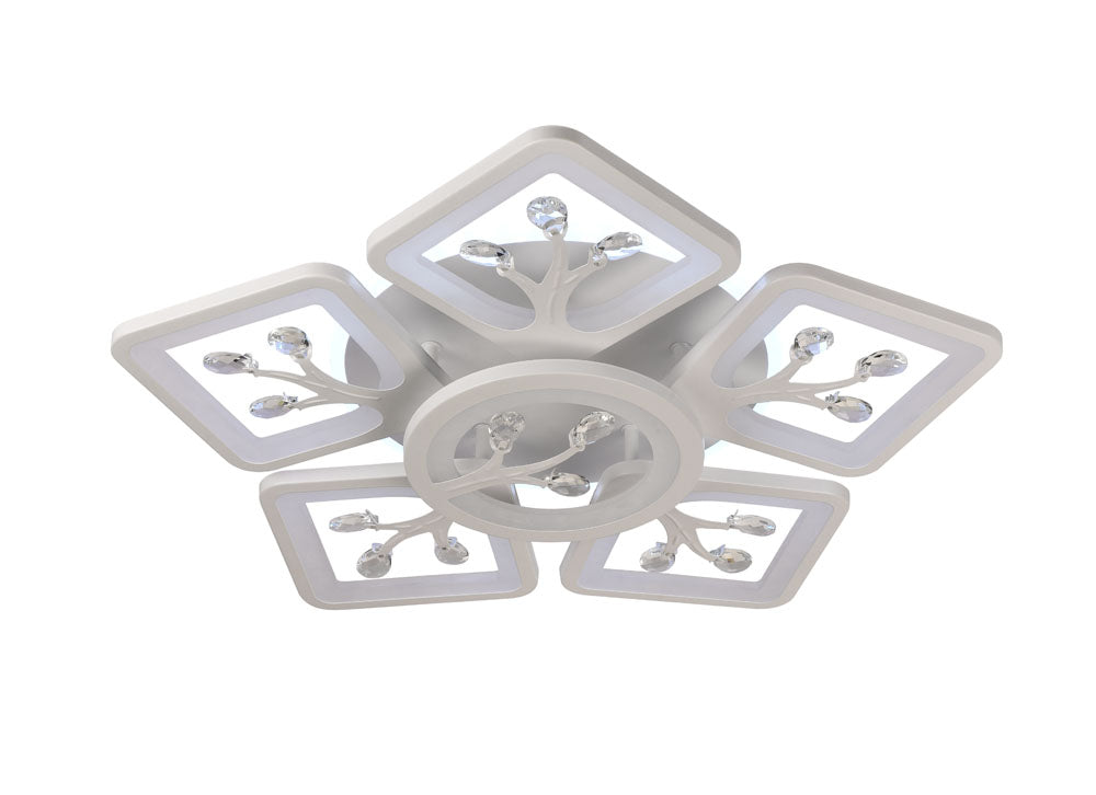 Plafoniera LED Trees 88W montată tavan living - design decorativ organic Erste