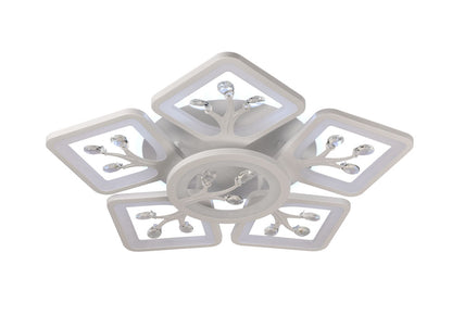 Plafoniera LED Trees 88W montată tavan living - design decorativ organic Erste