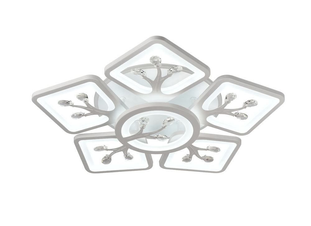 Interior plafoniera LED Trees 88W Erste - module LED 4400 lumeni distribuție uniformă