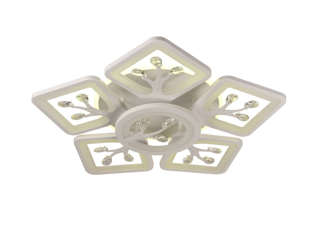 Plafoniera LED Trees 88W lumină rece 3CCT - claritate maximă dormitor spațios