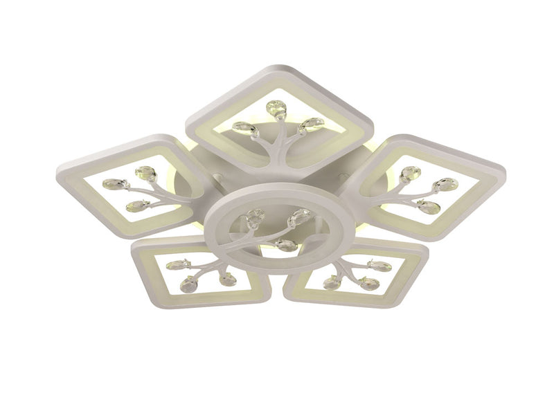 Plafoniera LED Trees 88W lumină rece 3CCT - claritate maximă dormitor spațios