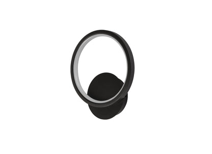 Detaliu finisaj negru mat aplică LED Aura Erste 3CCT reglabil 750lm