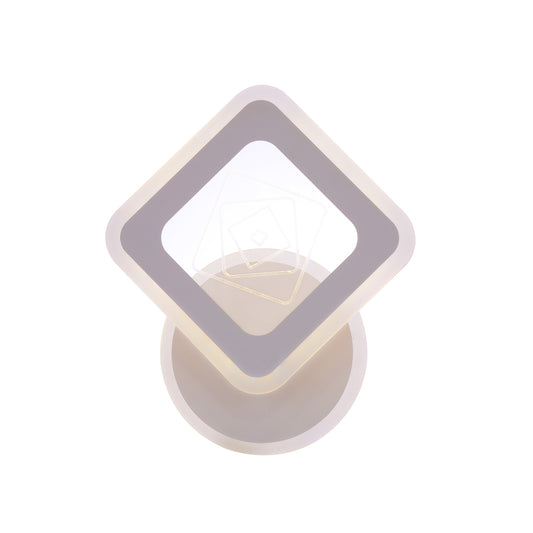 Aplică LED Escape AP1 Klausen, design minimalist alb, 30W Smart Dimabilă

