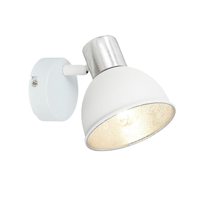 Aplica Fresh AP1 KL161006 alb argintiu, design modern urban, 1xE14, Klausen
