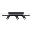 Plafoniera Leyla PL3 KL163020 negru metal, 3xGU10 4000K alb neutru, Klausen

