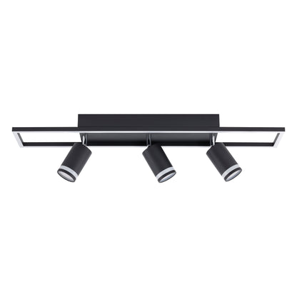 Plafoniera Leyla PL3 KL163020 negru metal, 3xGU10 4000K alb neutru, Klausen
