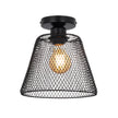 Plafoniera Loana PL1 B KL100094 negru metal, design modern minimalist, 1xE27, Klausen
