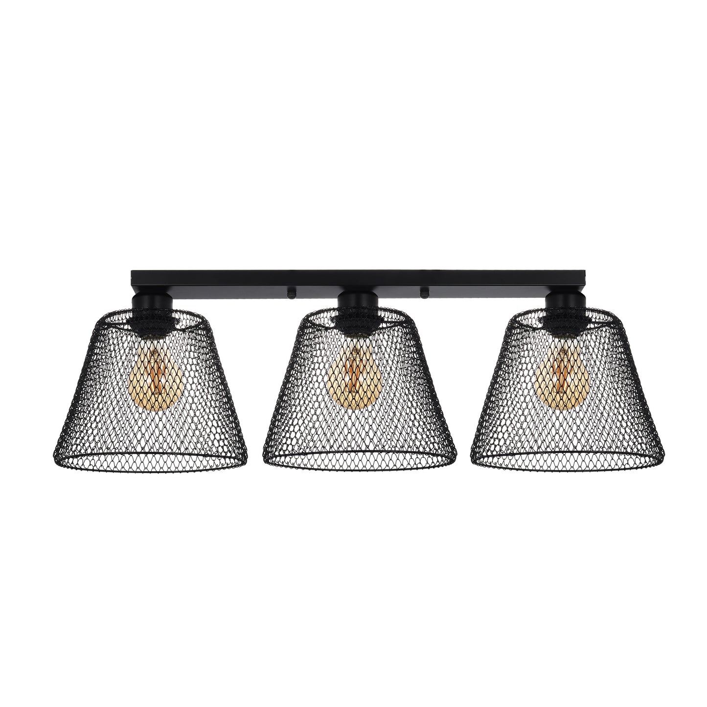 Plafoniera Loana PL3 B KL100098 metal negru, 3xE27, iluminat tavan interior modern, Klausen
